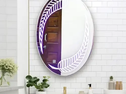 Gương đèn LED Leaf tràn viền