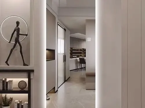 Gương Chữ nhật LED Hậu Bo góc