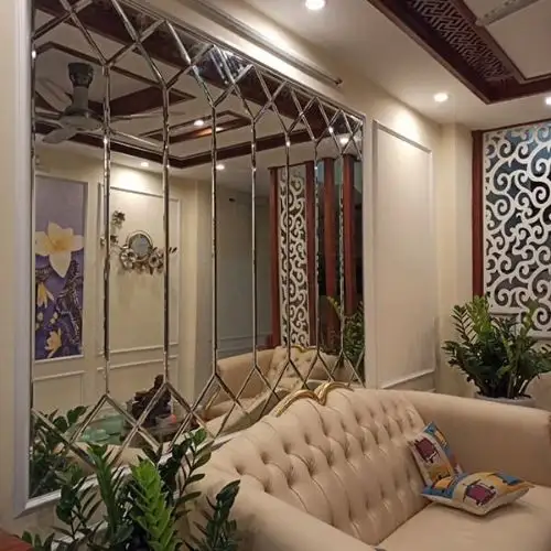 Gương ốp tường phòng khách