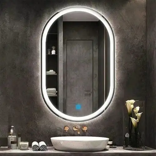 Gương tràn viền Oval mặt Led
