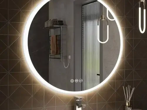 Gương tròn tràn viền Led